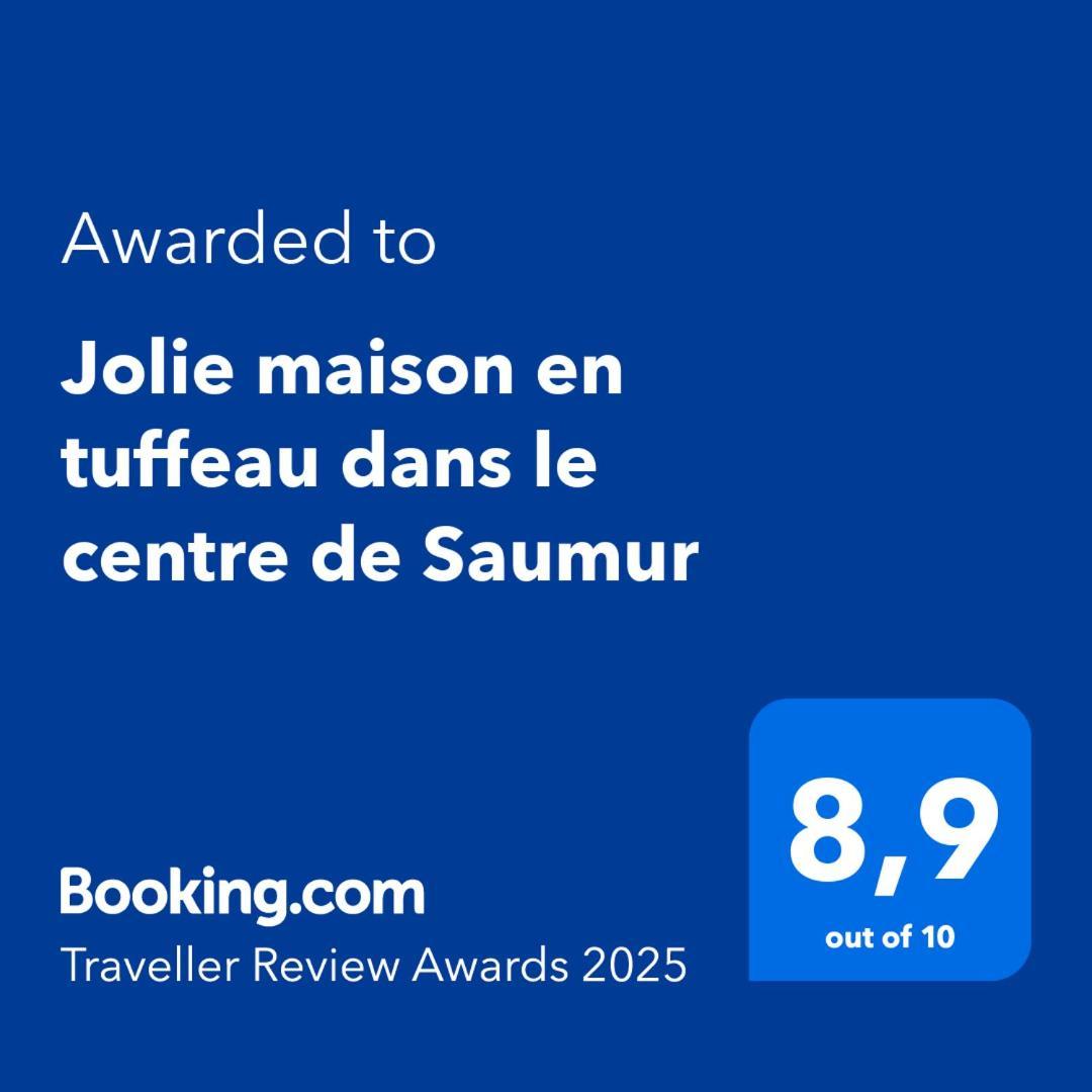 Jolie Maison Tuffeau Centre De Saumur Avec Local Velos Екстер'єр фото